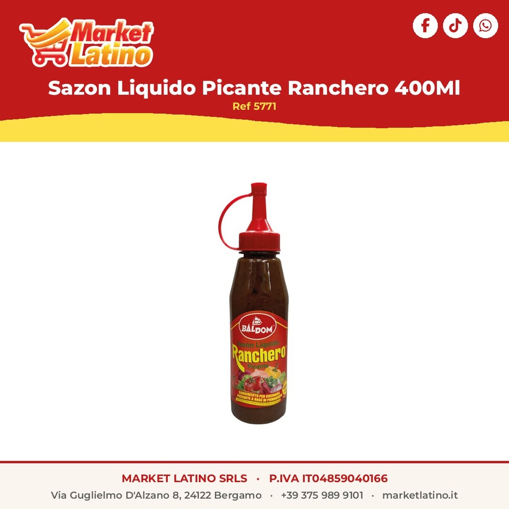 Sazon Liquido Piccante Ranchero 400Ml