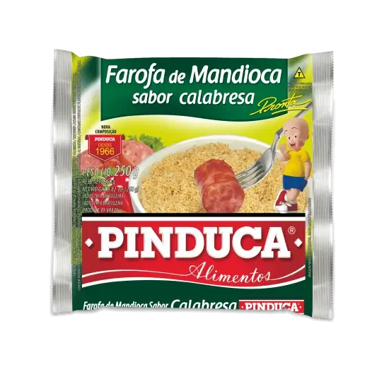 Farofa De Mandioca Pinduca Calabresa 250G