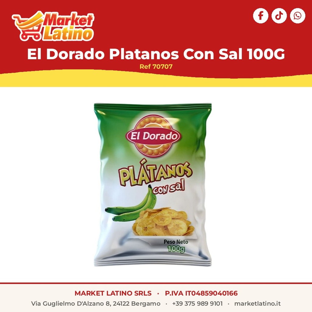 El Dorado Platani Con Sale 100g