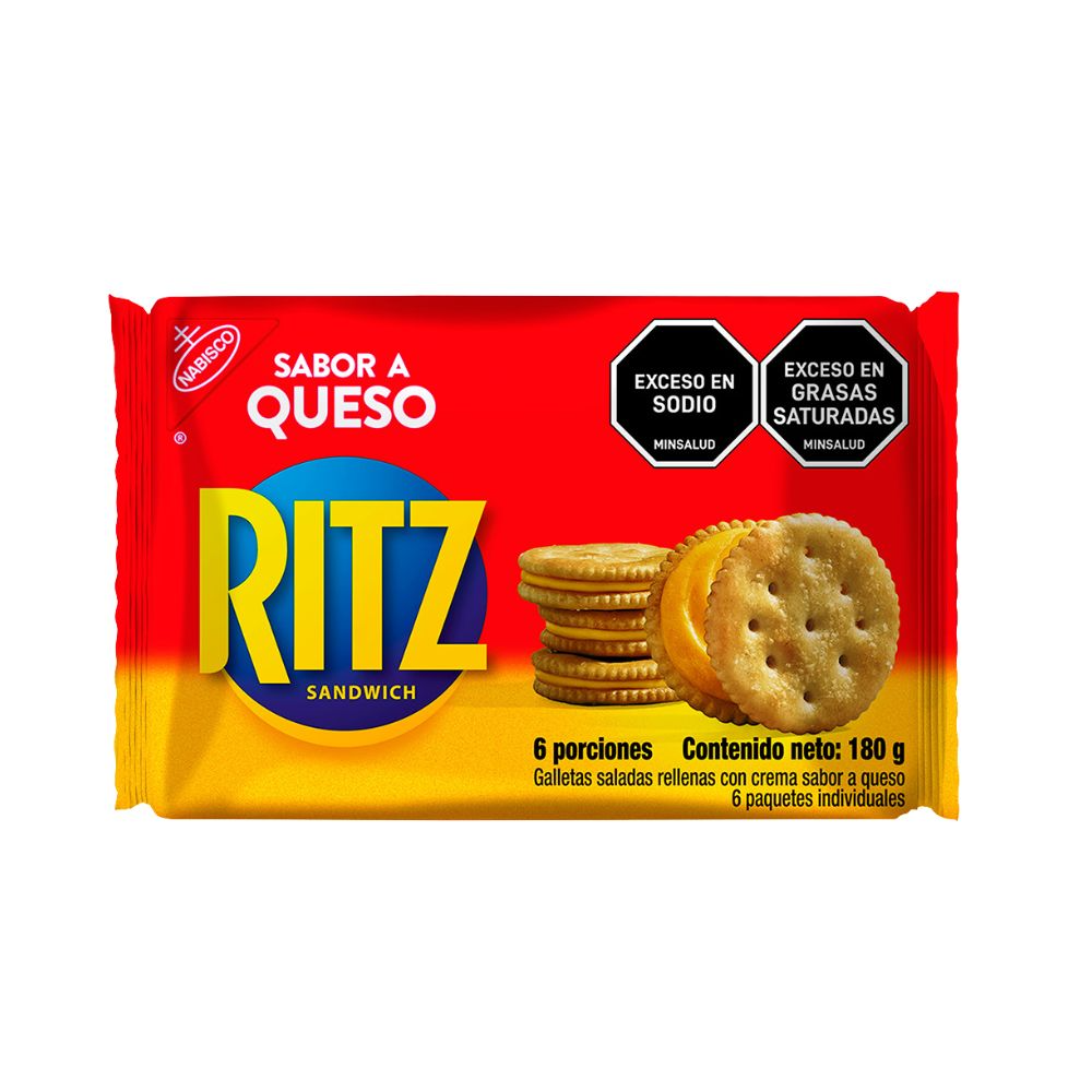 Ritz Galletas  Sabor A Queso 180