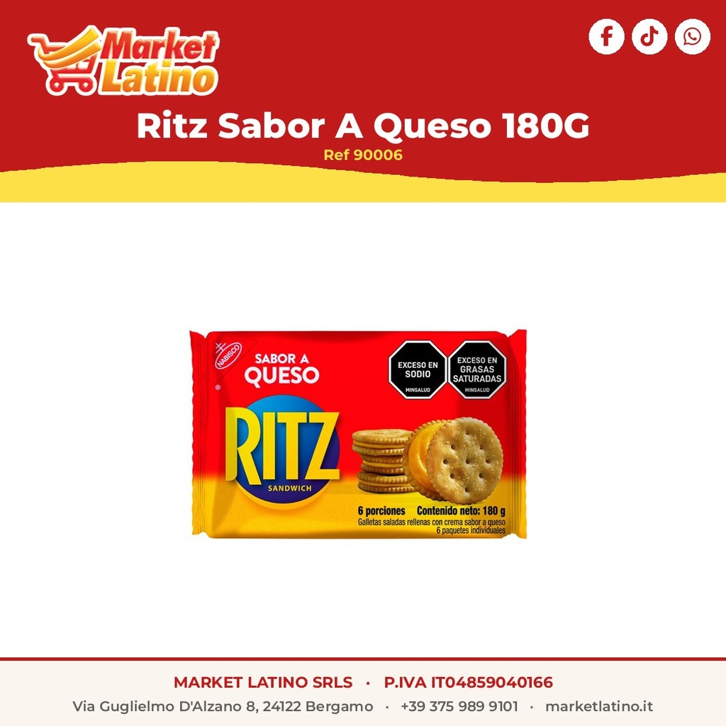 Ritz Sapore Al Formaggio 180g