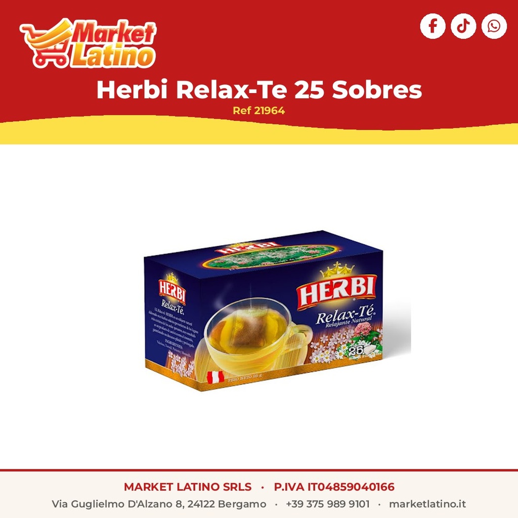 Herbi Relax-Te 25 Bustine