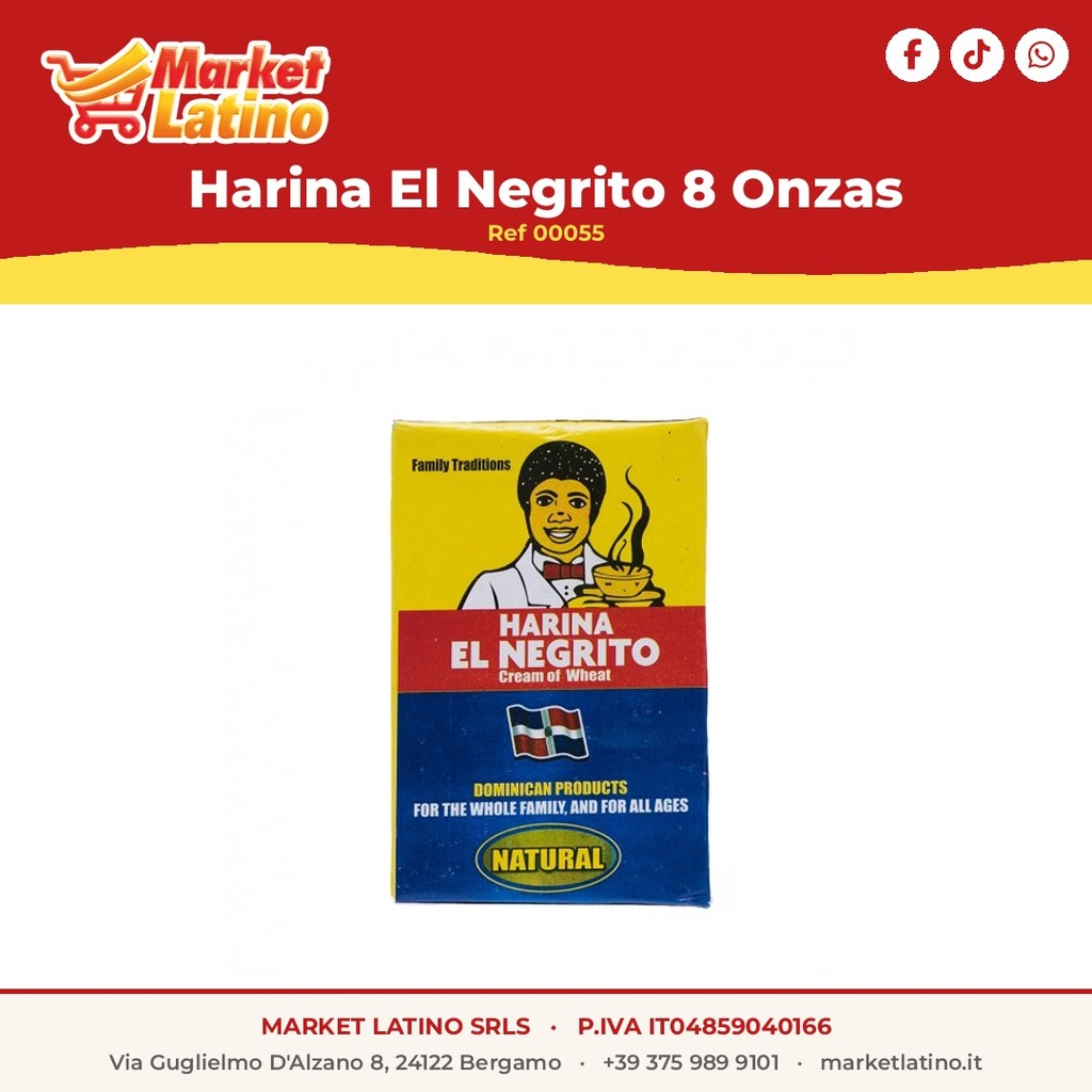 Harina El Negrito 8 Onzas