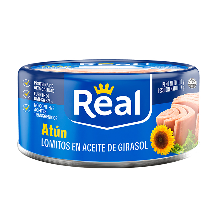 Real Atun Aceite Girasol 180gr