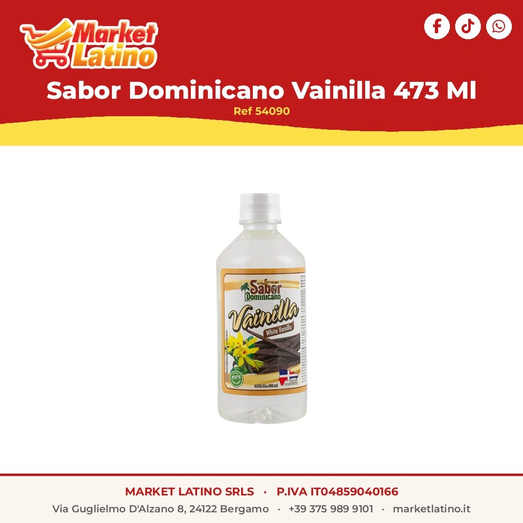 Sapore Dominicano Vaniglia 473 Ml