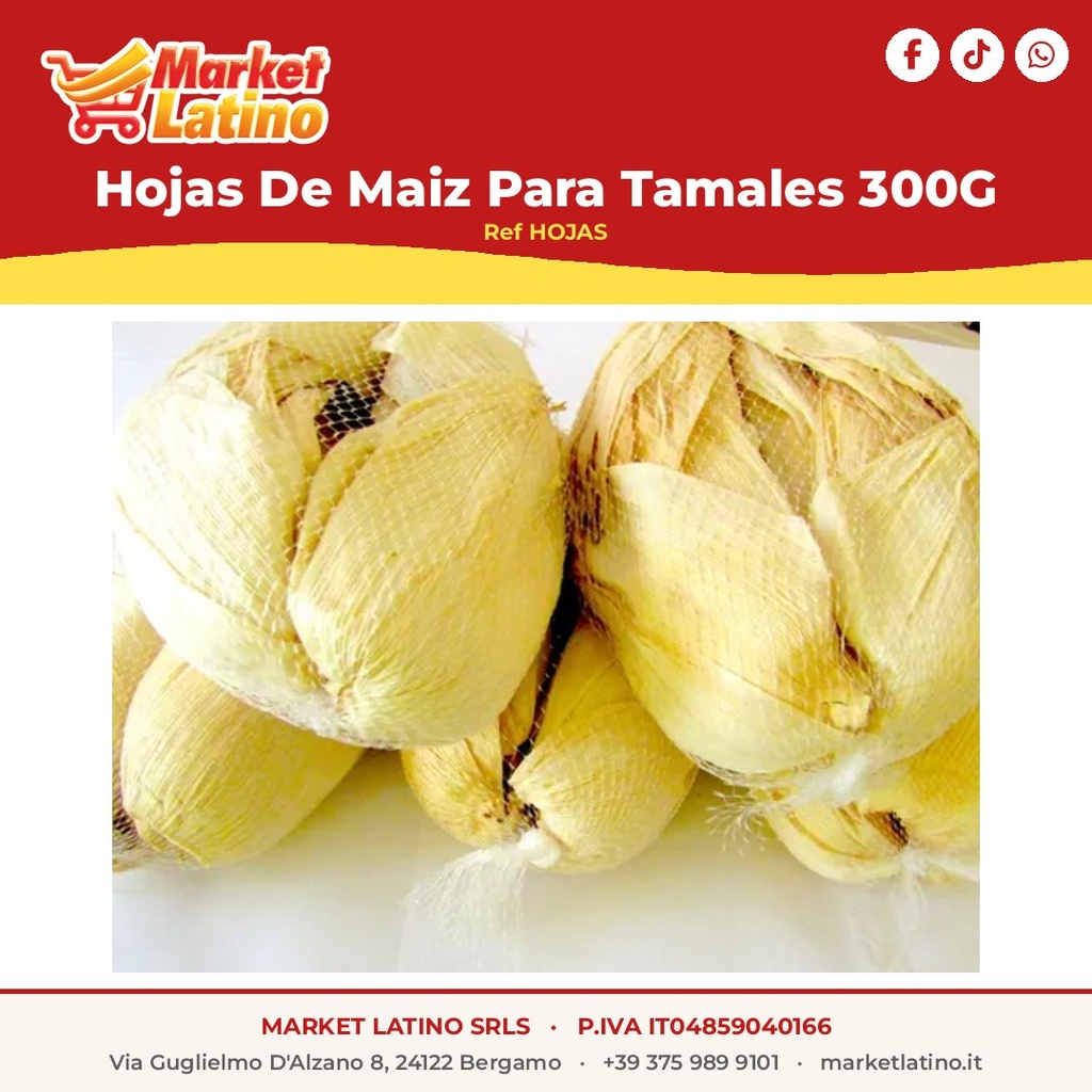 Foglie di Mais per Tamales 300G