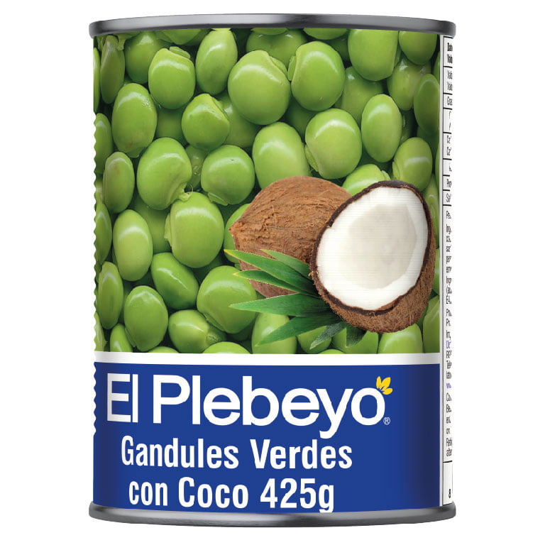 Guandules Con Coco El Plebeyo 425G