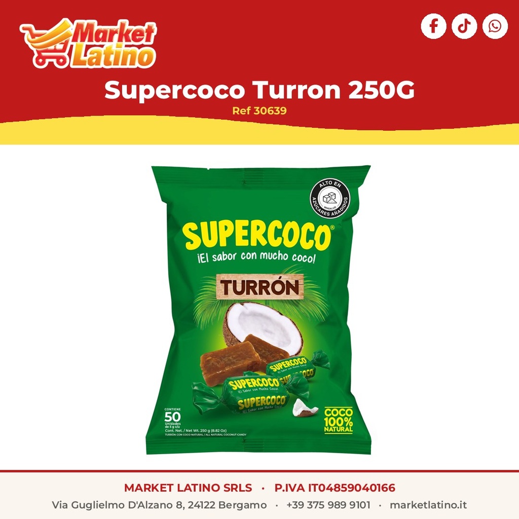 Supercoco Torrone 250G
