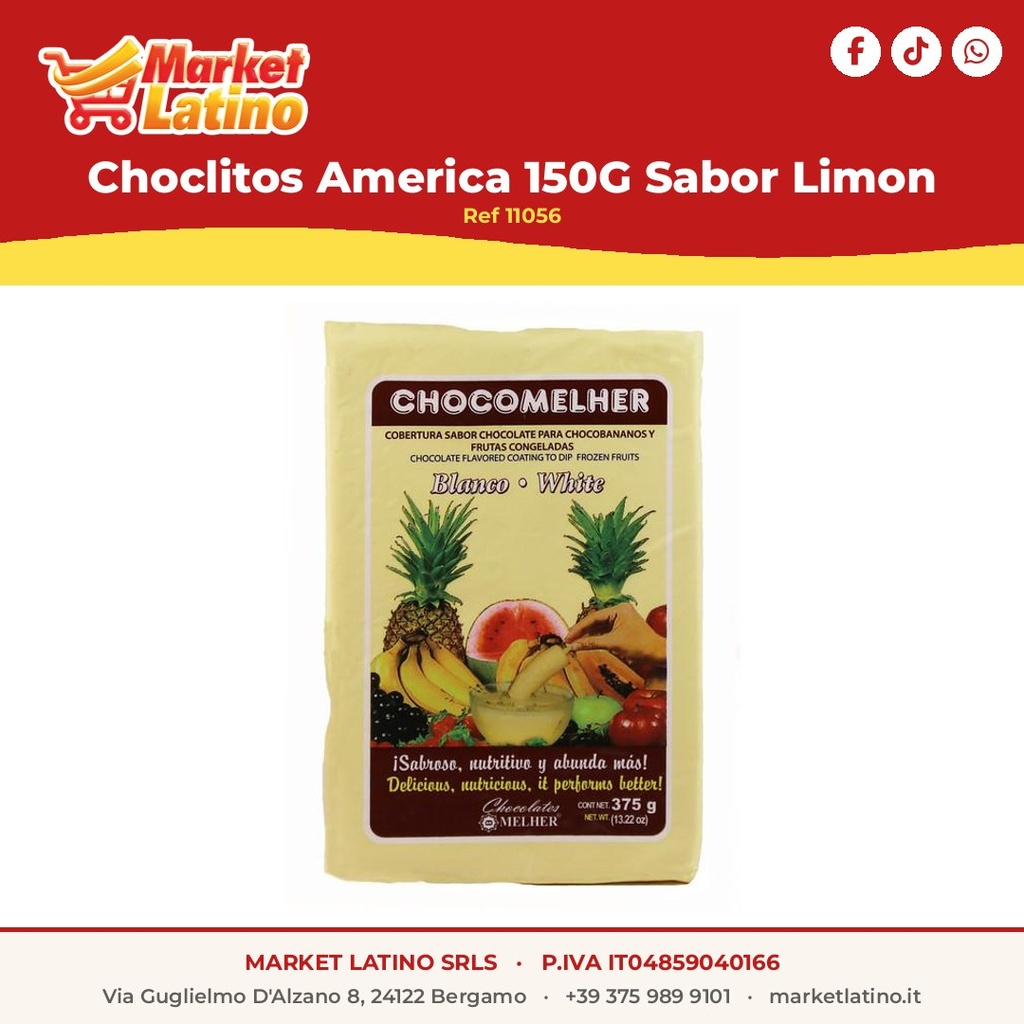 Choclitos America 150G Sapore Limone