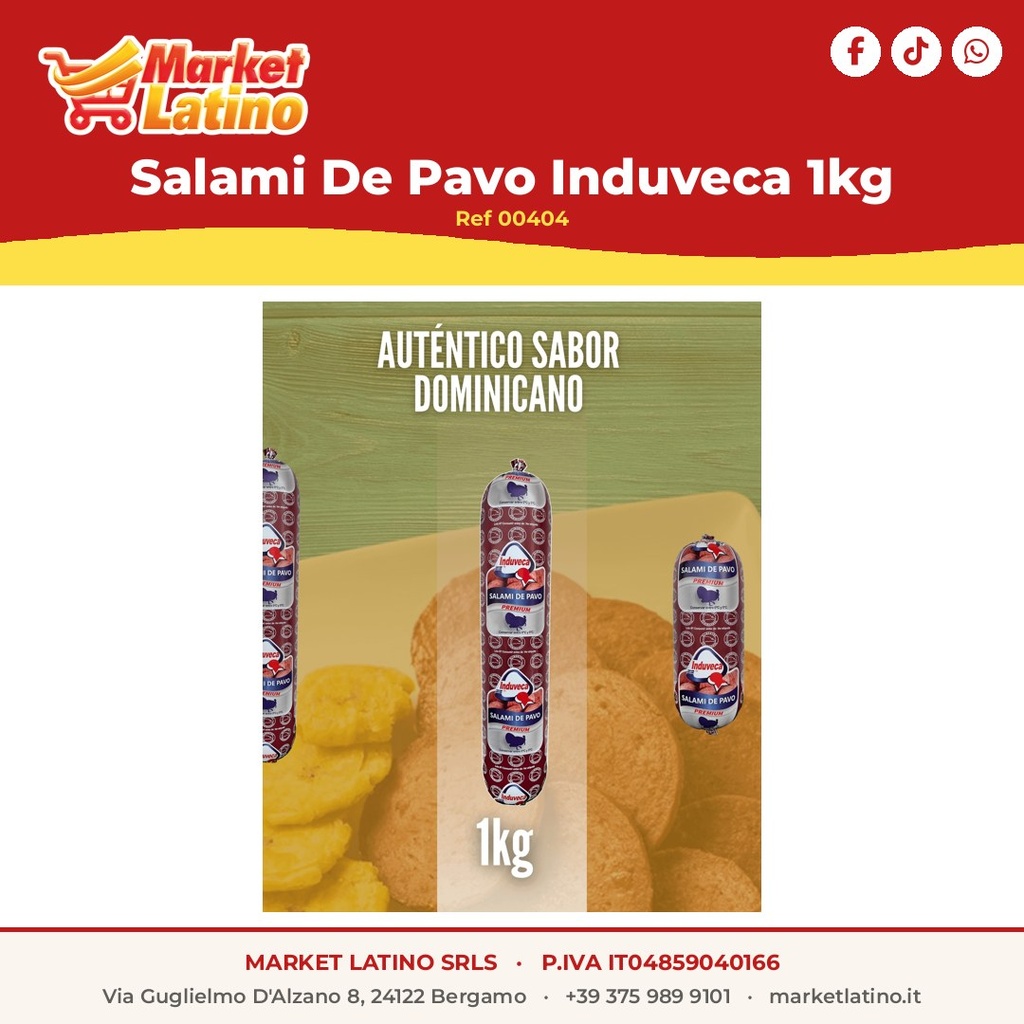 Salami Di Tacchino Induveca 1kg