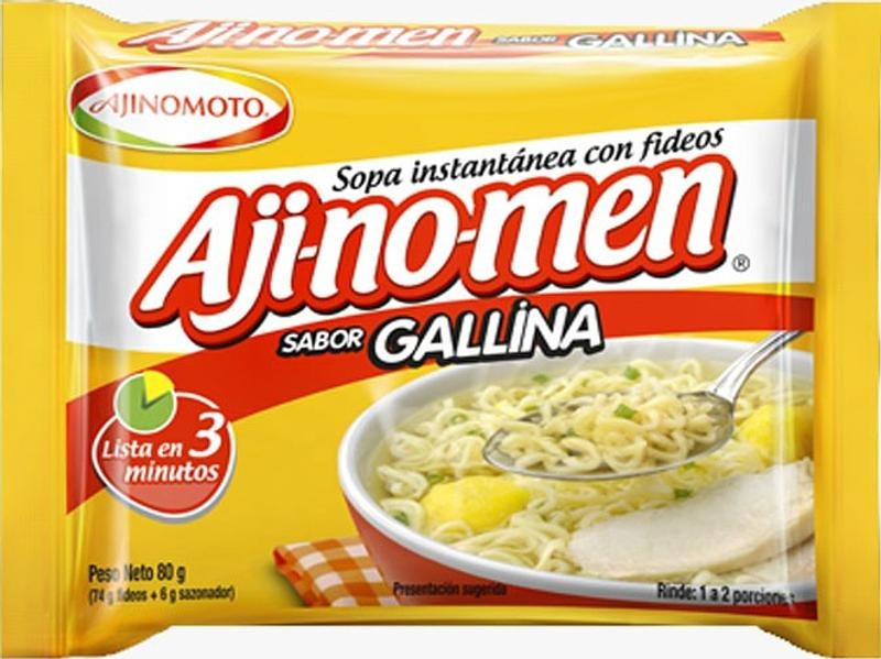 SOPA INSTANTANIA AJI NO MEN  GALLINA 80G
