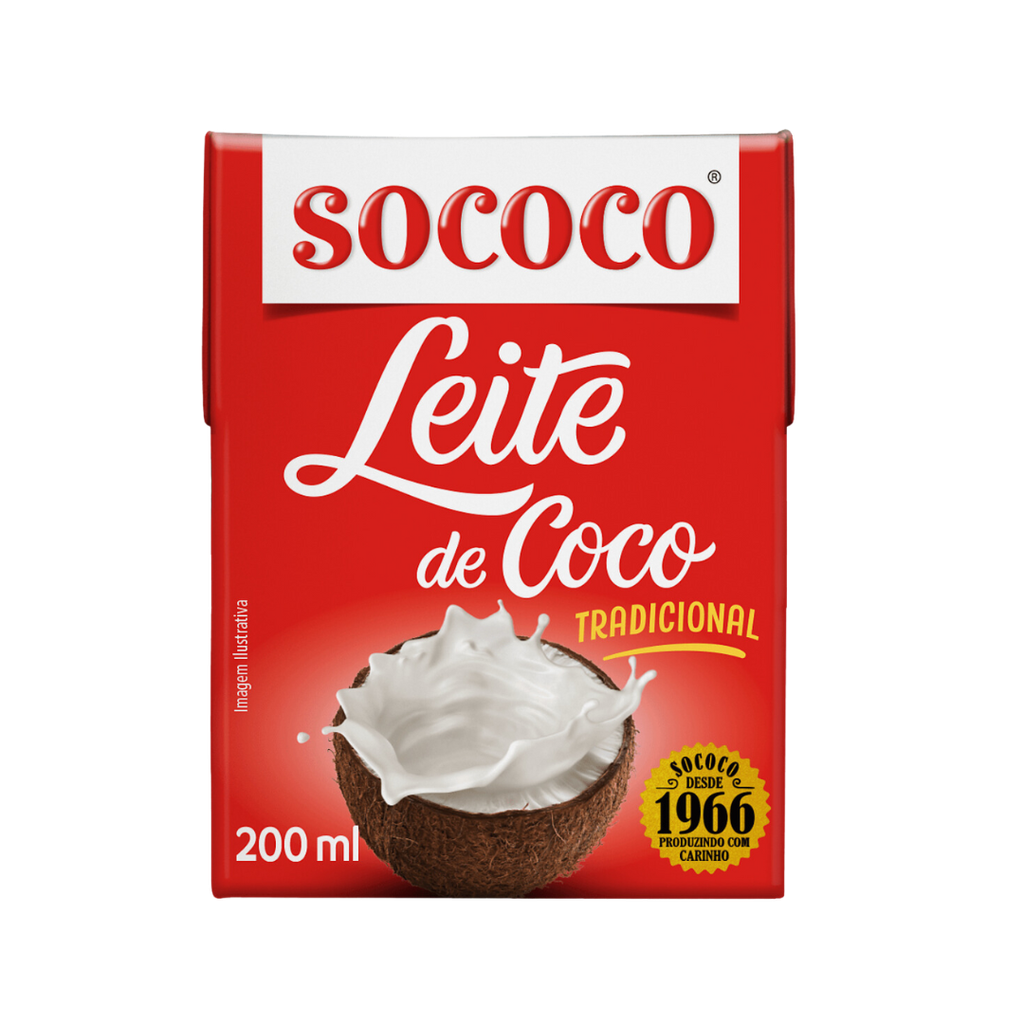 Sococo Leite De Coco Tradicional 200ml