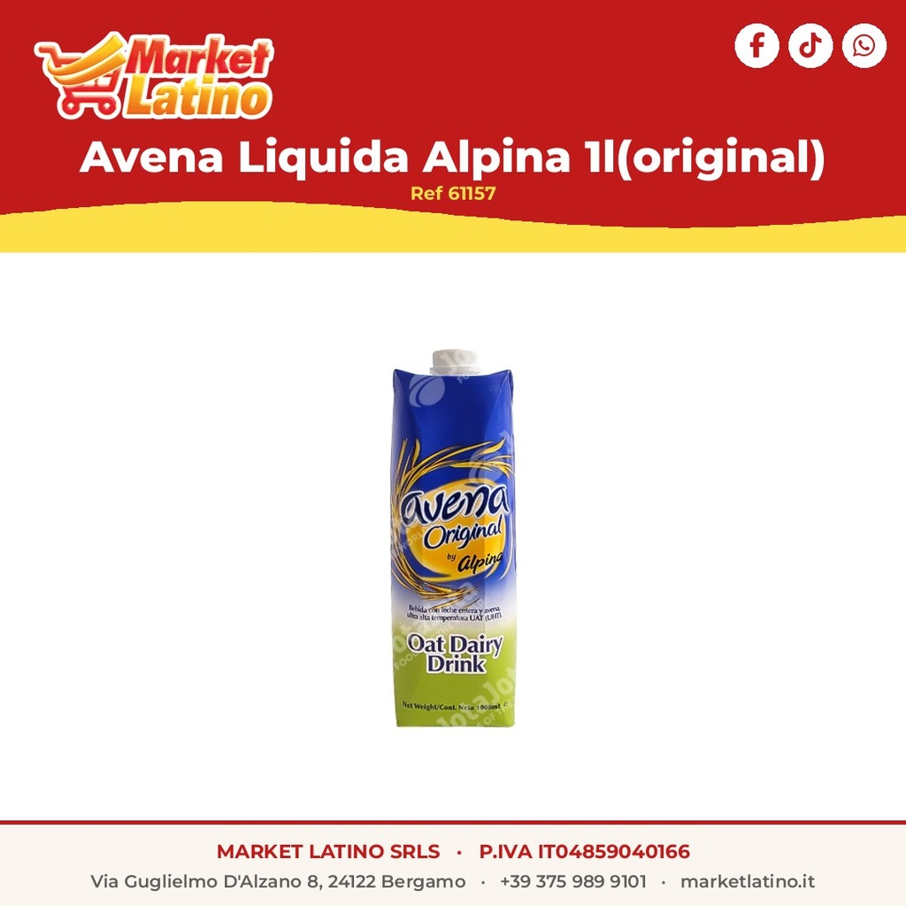 Avena Liquida Alpina 1l(original)