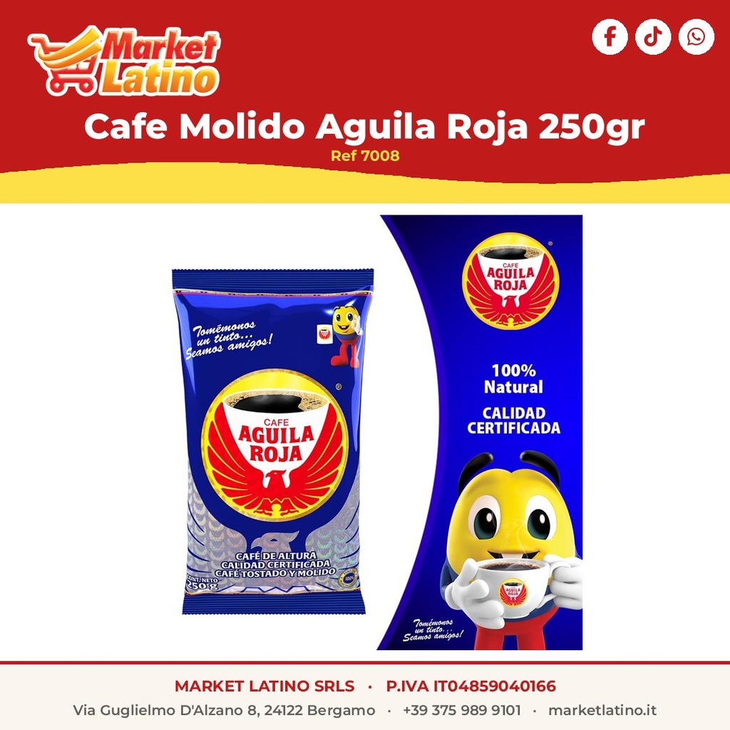 Caffè Macinato Aguila Roja 250gr