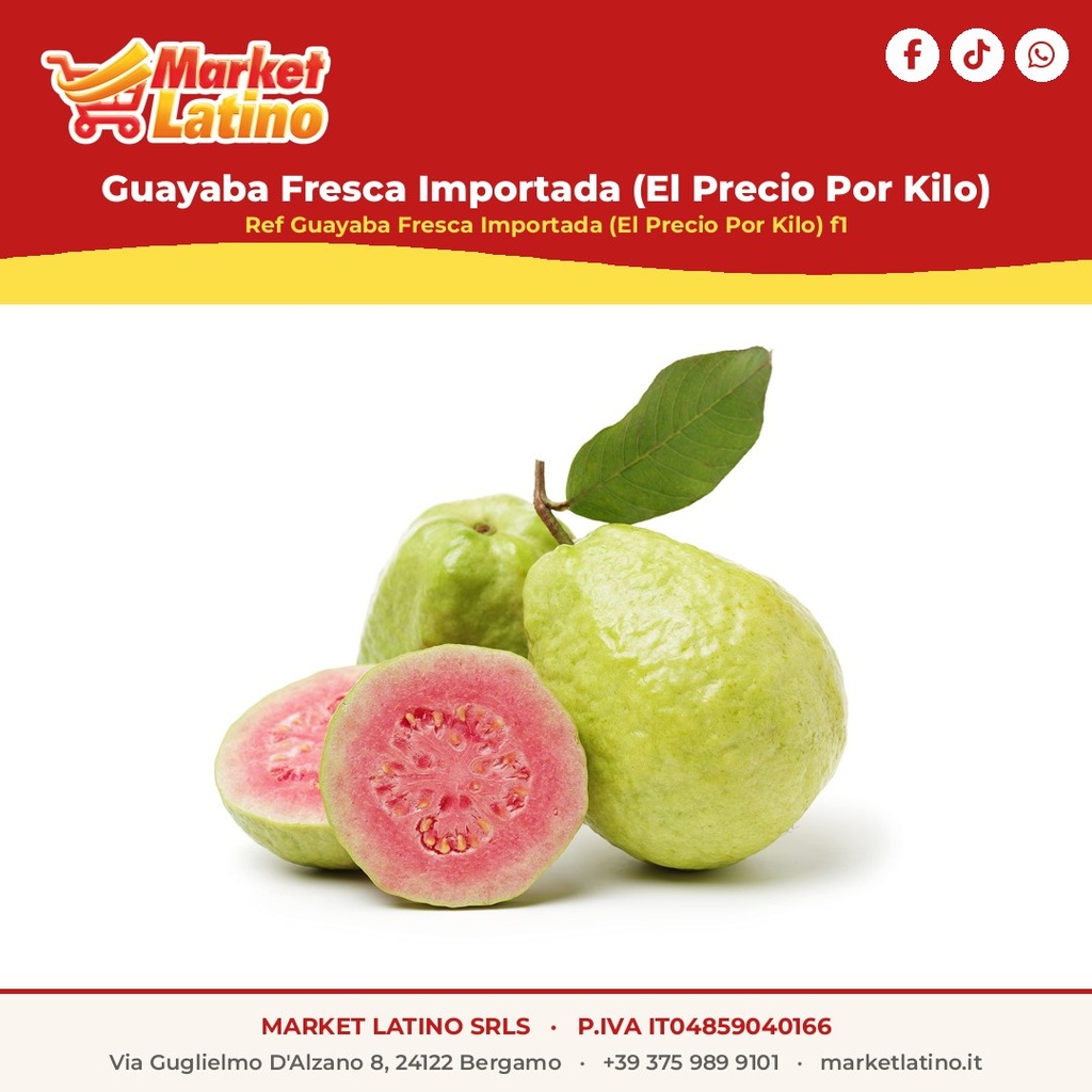 Guayaba Fresca Importada (El Precio Por Kilo)