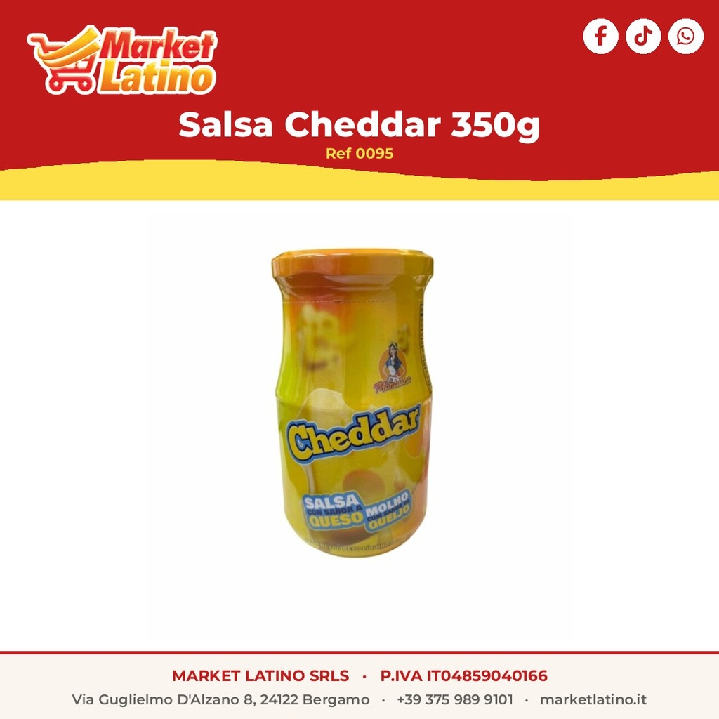 Salsa Cheddar 350g