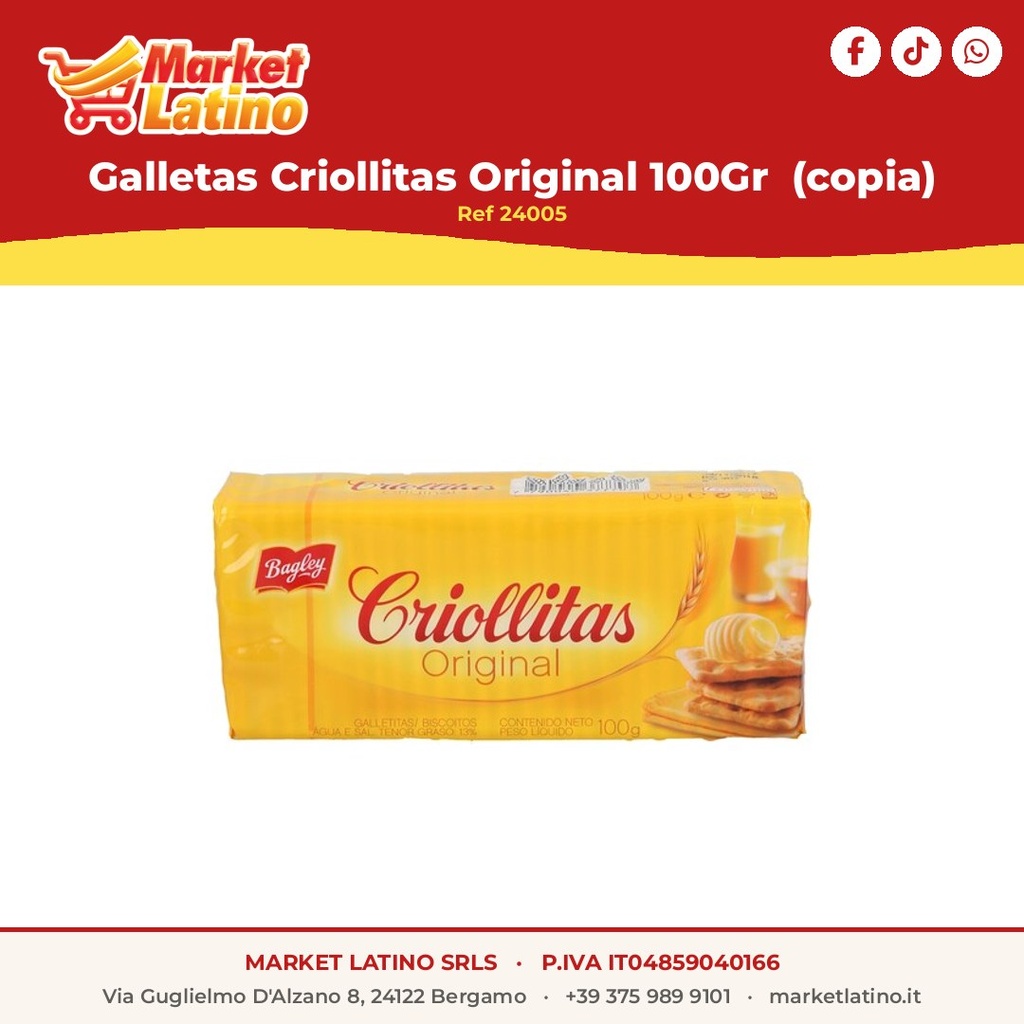 Biscotti Criollitas Original 100Gr (copia)
