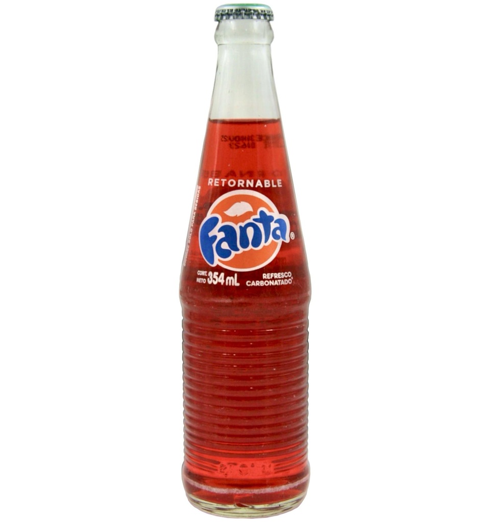 Fanta Rossa – Bibita Gassata all’Arancia Rossa – Bottiglia di Vetro 354 ml