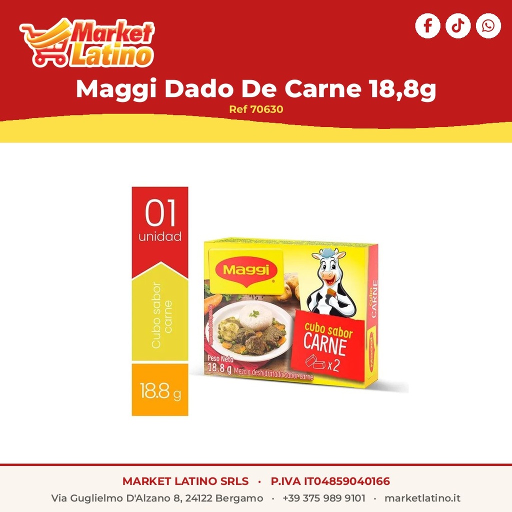 Maggi Dado De Carne 18,8g