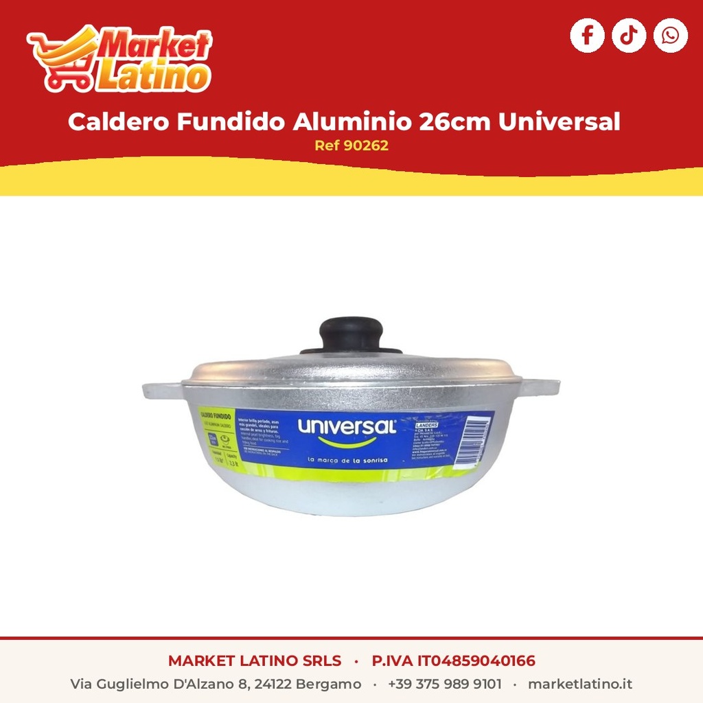 Pentola Universale in Alluminio 26cm