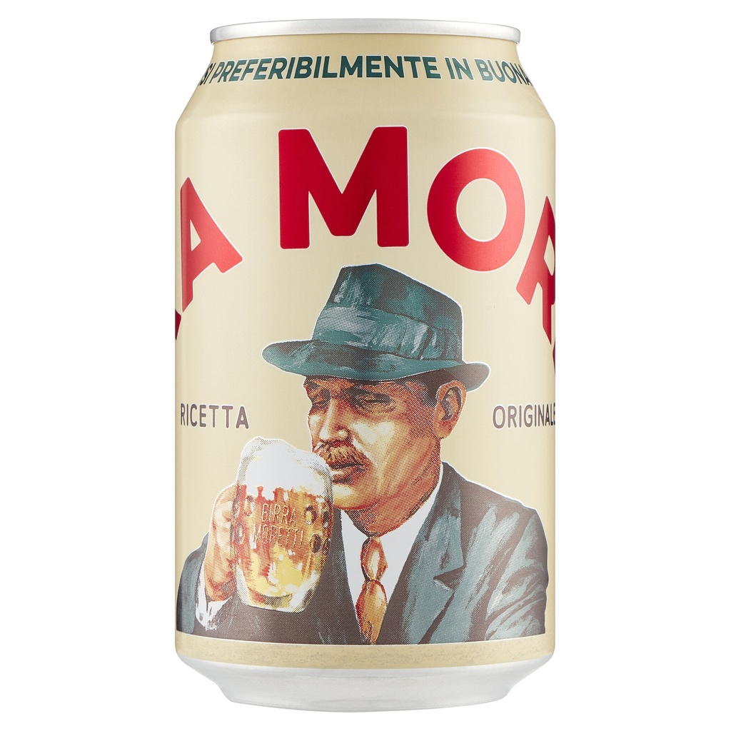 Birra Moretti Ricetta Originale – Lattina 330Ml