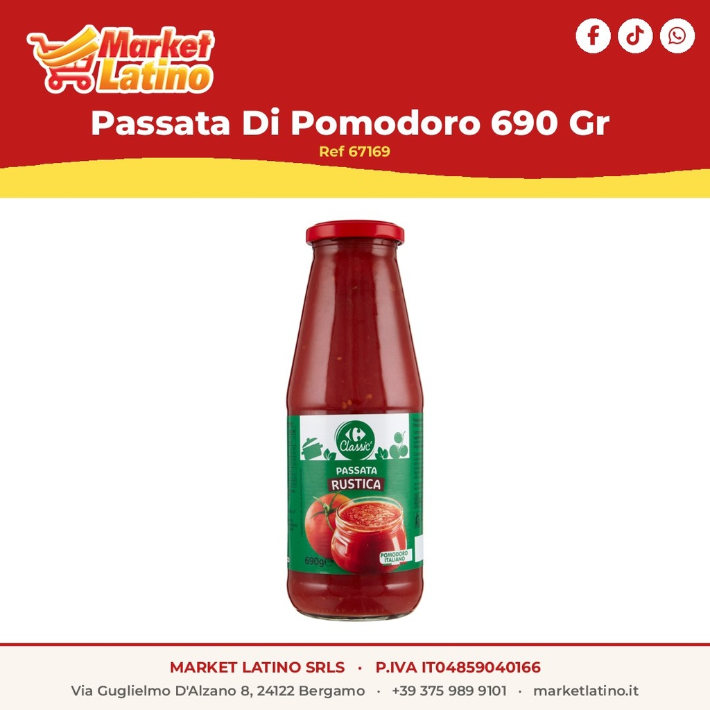 Passata Di Pomodoro 690 Gr 