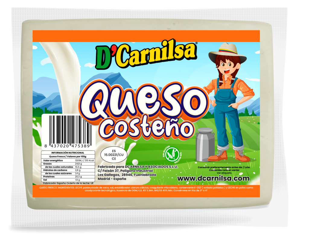 Queso Costeño 300gr dcarnilsa