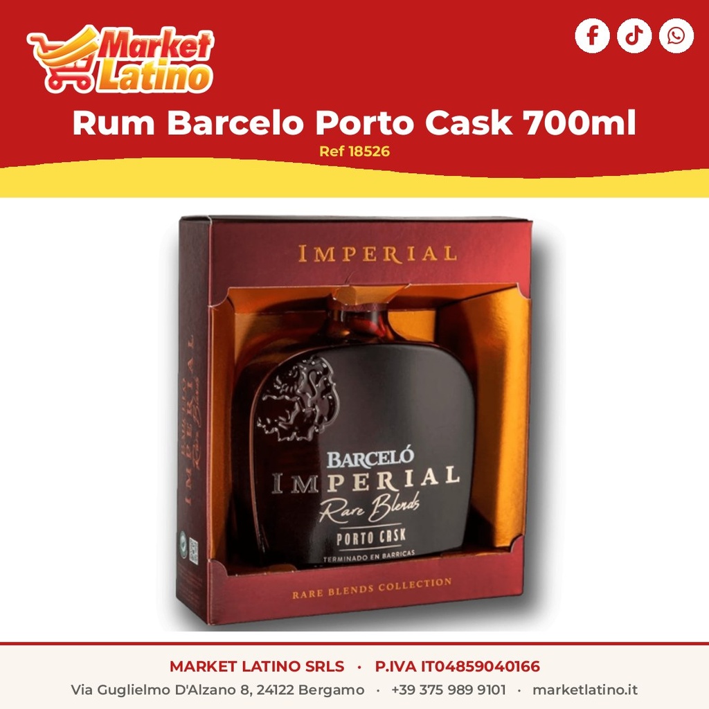 Rum Barcelo Porto Cask 700ml