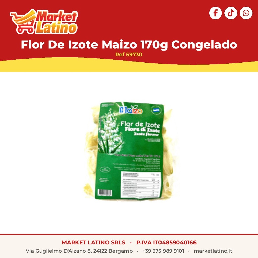 Fiore di Izote Mais 170g Congelato