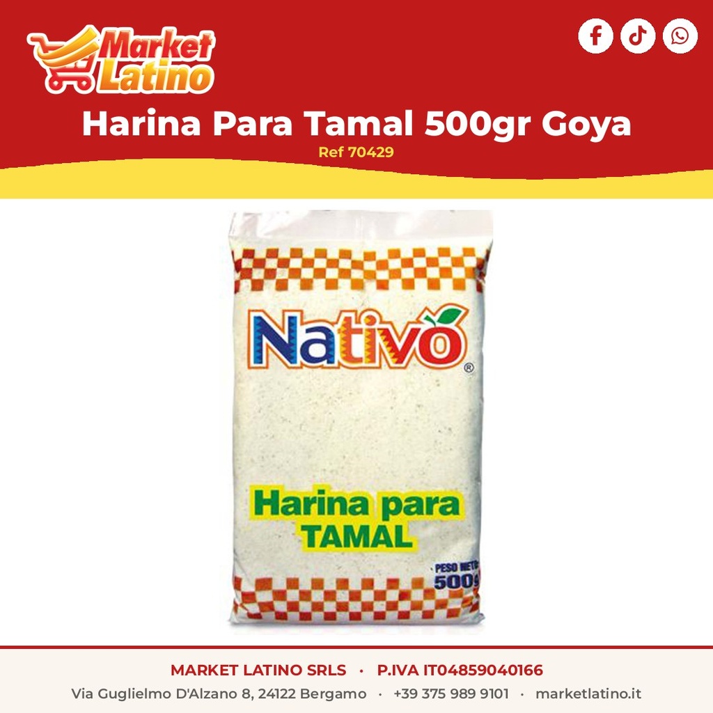 Farina Per Tamal 500g Goya