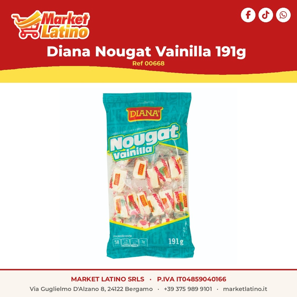 Diana Nougat Vaniglia 191g