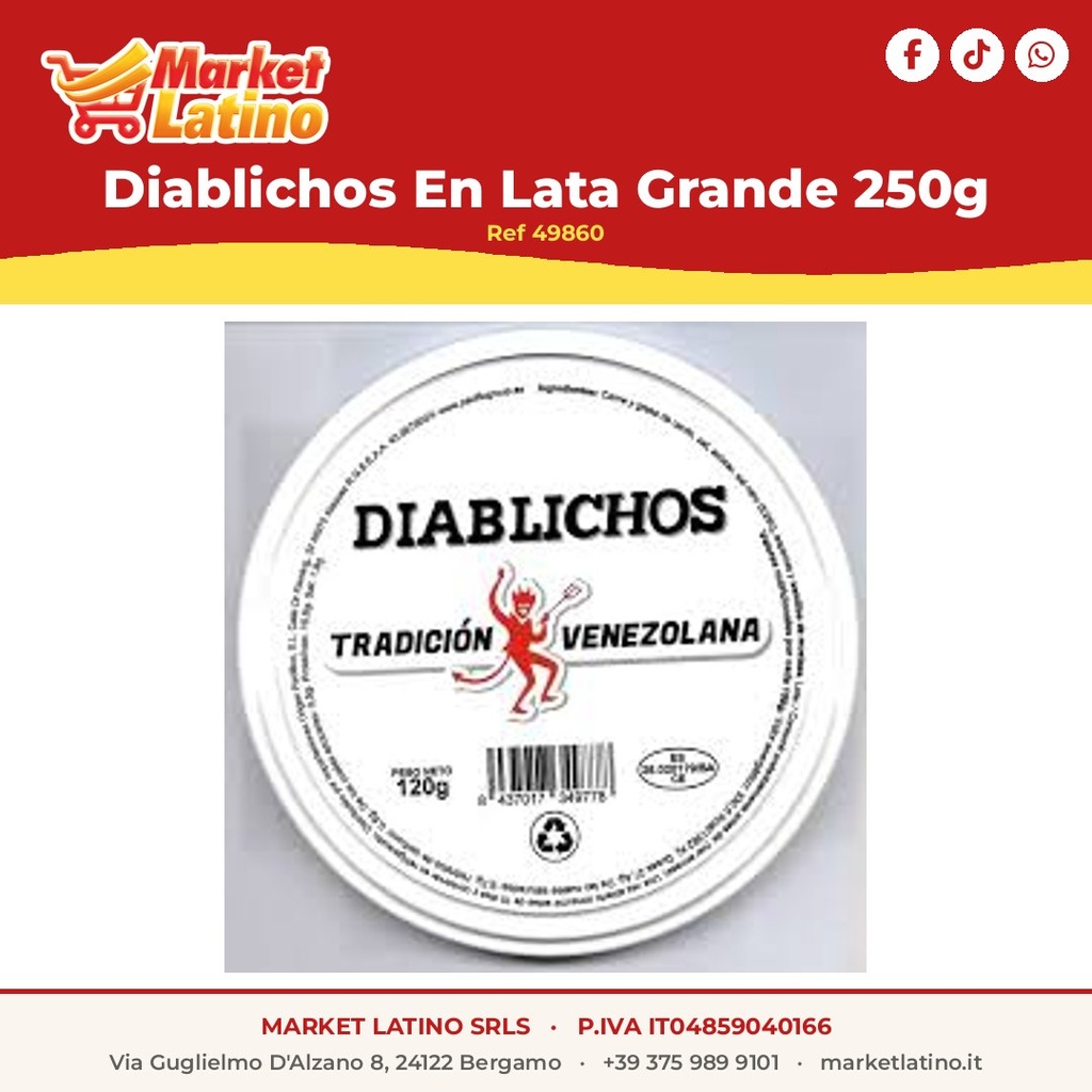 Diablichos In Lattina Grande 250g