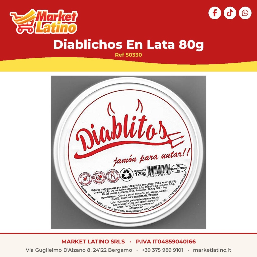 Diablichos In Lattina 80g