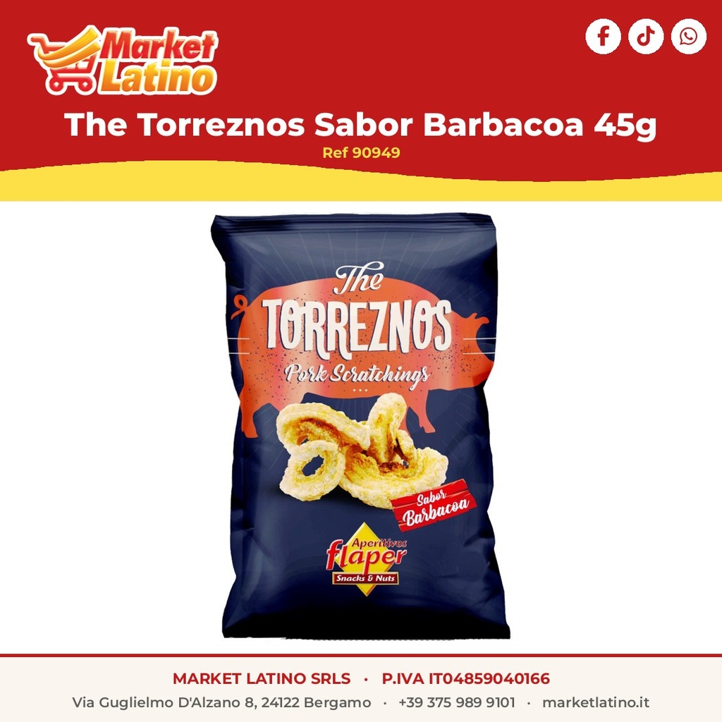 The Torreznos Sabor Barbacoa 45g