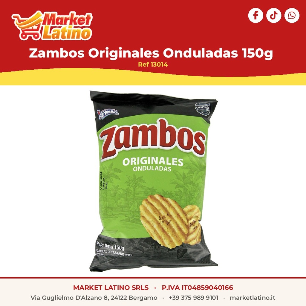 Zambos Originales Onduladas 150g 