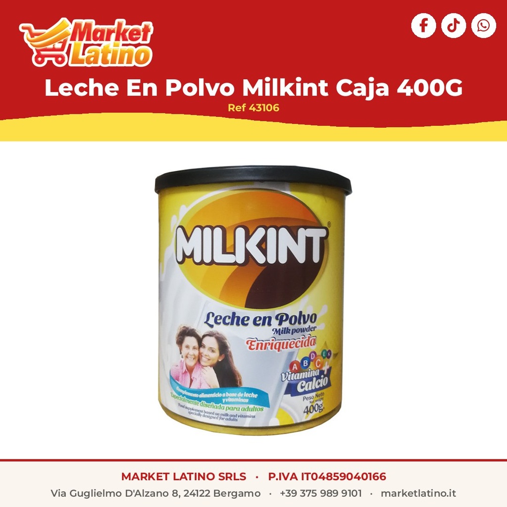 Latte In Polvere Milkint Scatola 400G