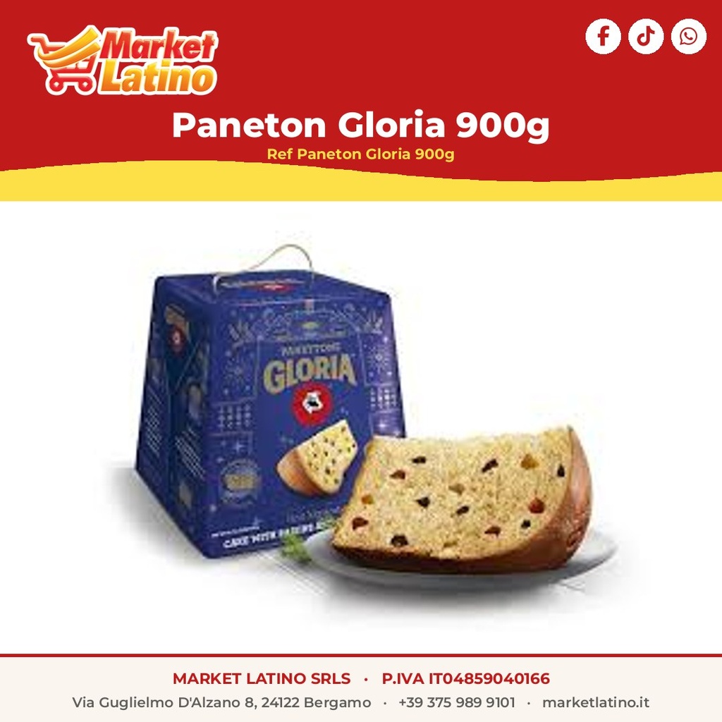 Paneton Gloria 900g