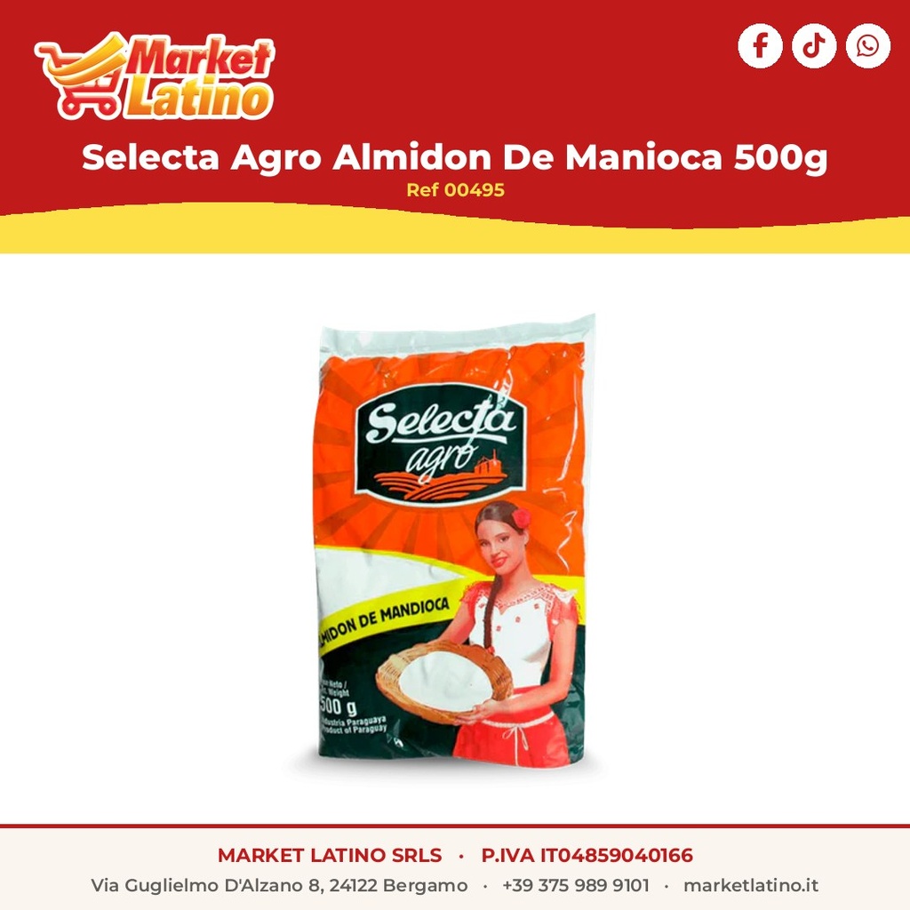 Selecta Agro Amido Di Manioca 500g