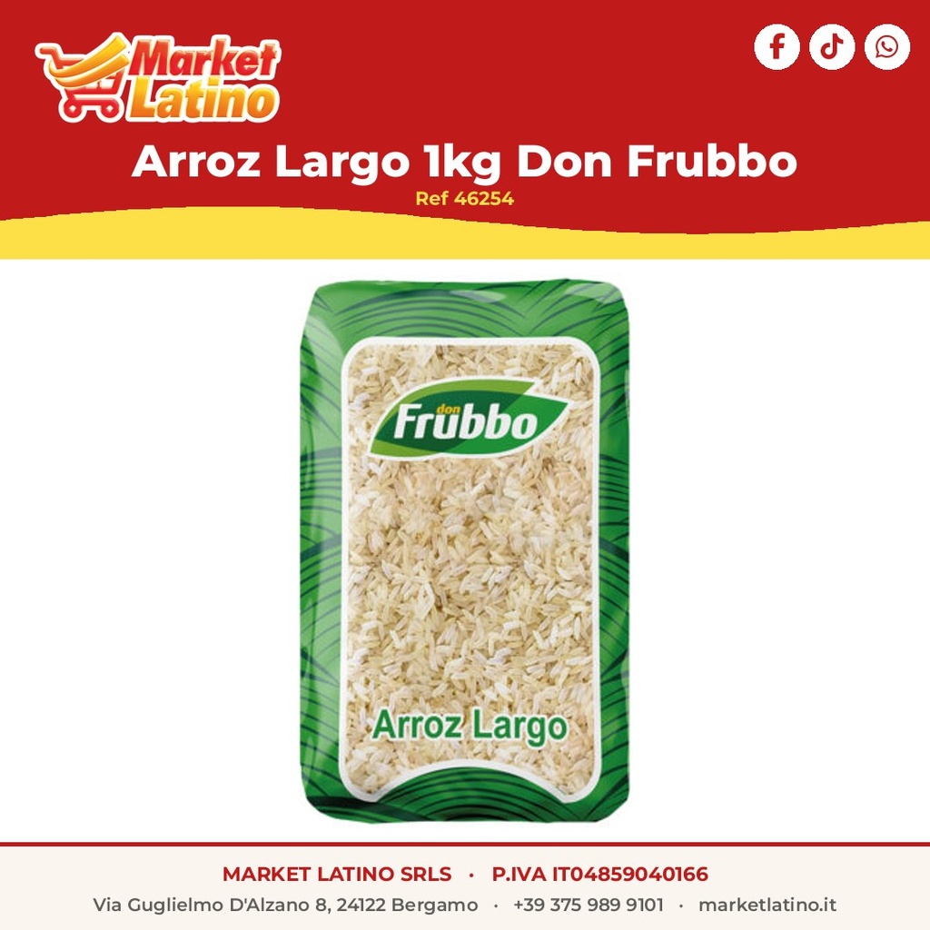 Arroz Largo 1kg Don Frubbo