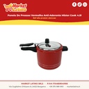 Pentola A Pressione Rossa Antiaderente Mister Cook 4.5l