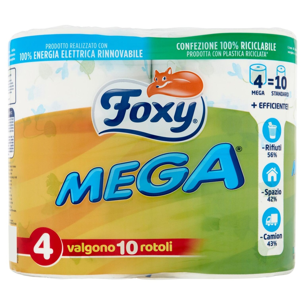 Carta toilette 4 rotoli