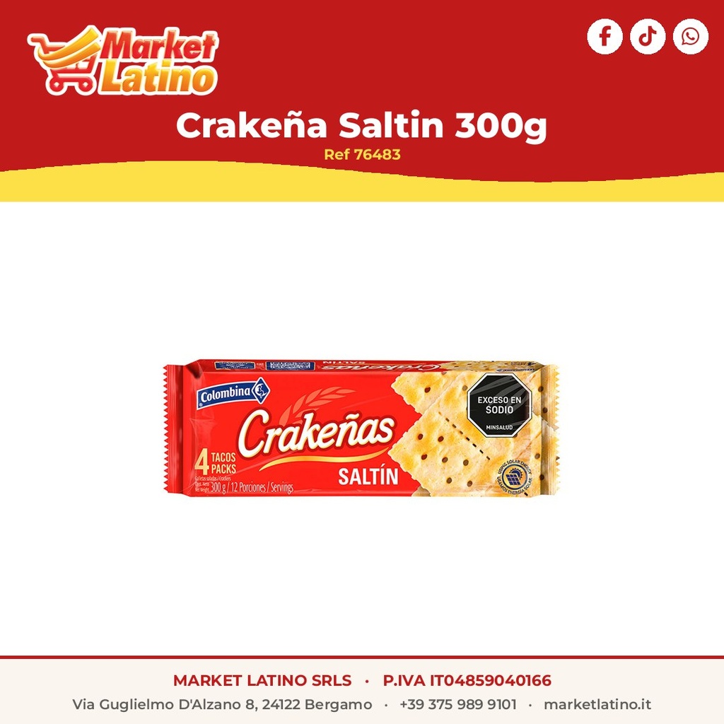 Crakeña Saltin 300g