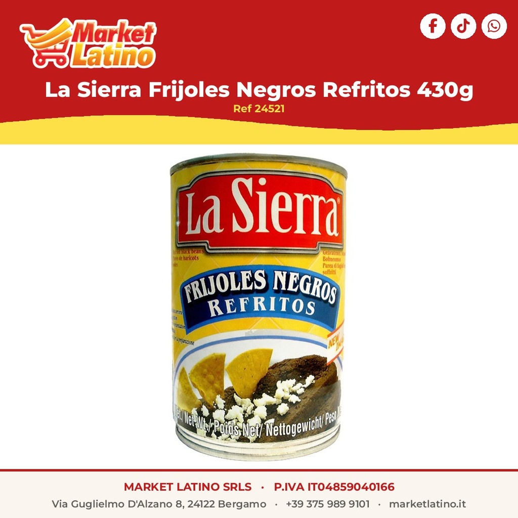 La Sierra Fagioli Neri Rifatti 430g