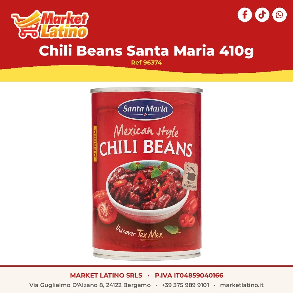 Chili Beans Santa Maria 410g