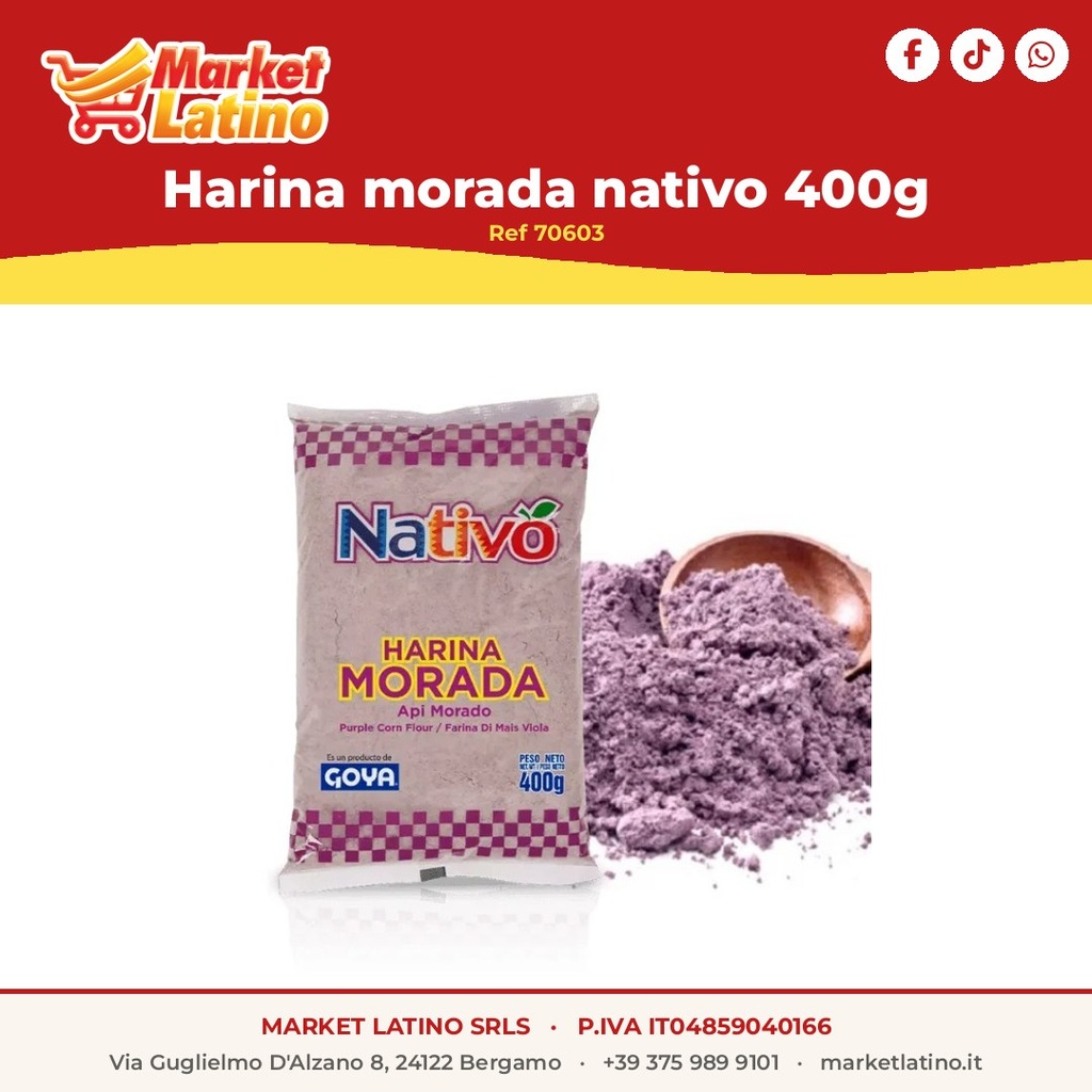 Farina morada nativo 400g
