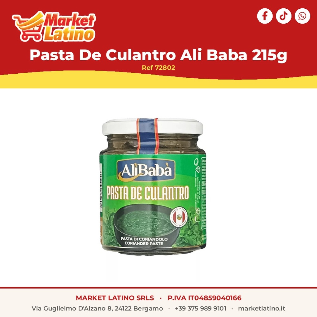 Pasta De Culantro Ali Baba 215g