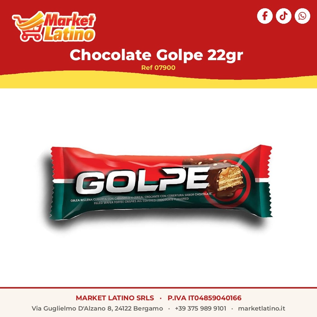 Cioccolato Golpe 22gr