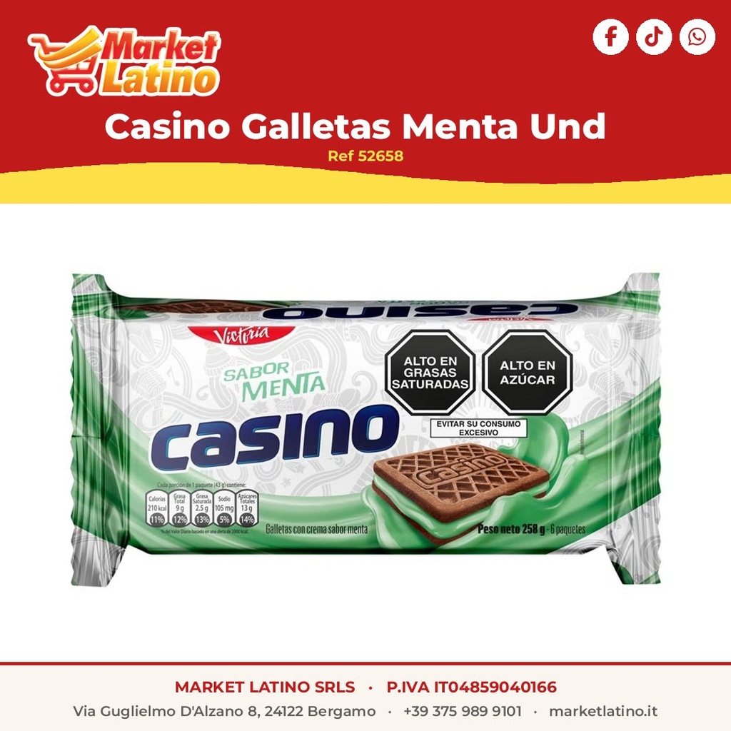 Casino Biscotti Menta Und