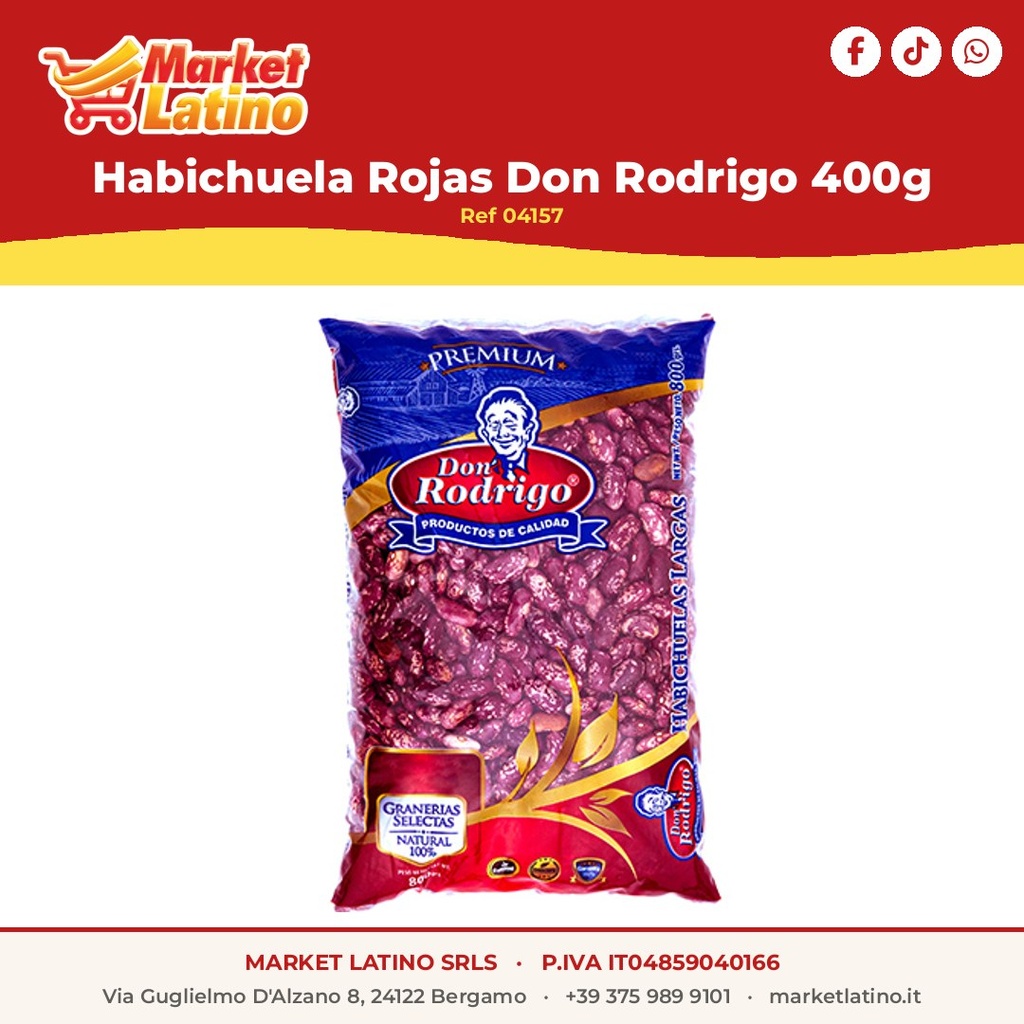 Fagioli Rossi Don Rodrigo 400g