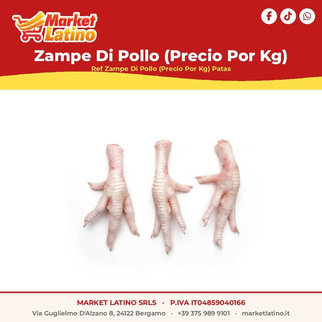 Zampe Di Pollo (Prezzo Al Kg)